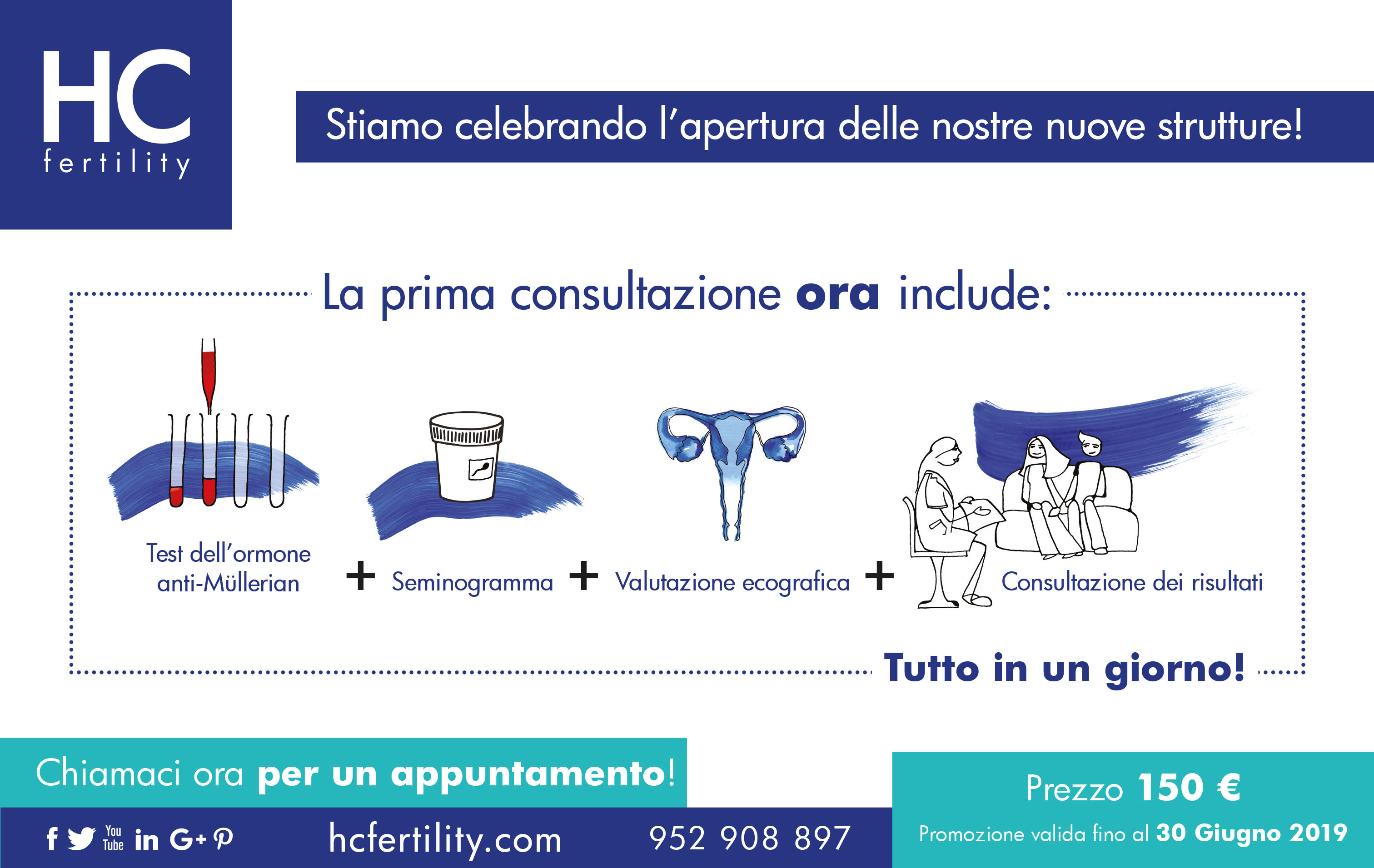 La prima consultazione ora include La prima consultazione ora include